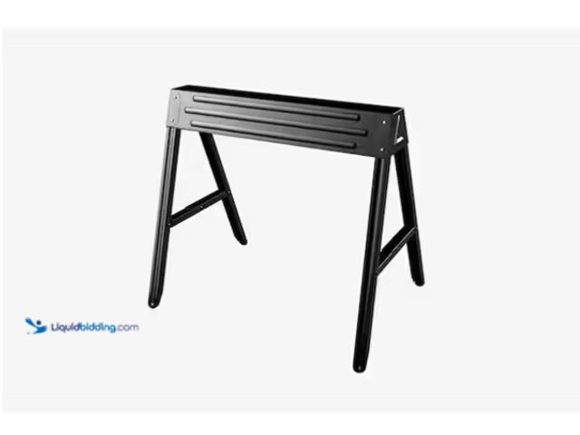 Lot 49-1566841 - Lot of (2) 28.4 in. Steel Folding Sawhorse, Model # SH106C, unused  Ref#SB107