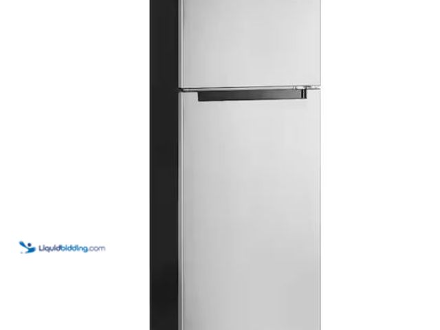 Lot 49-1624517 - Vissani 7.2 cu. ft. Top Freezer Refrigerator in Fingerprint Resistant Stainless Steel Look Model # M...