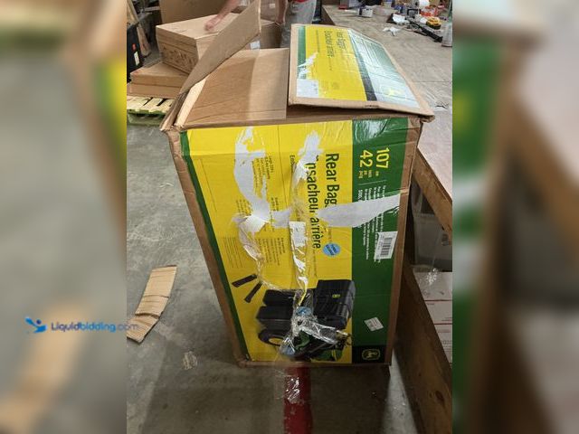 Lot 49-5413201 - John Deere
42 in. Twin Bagger for 100 Series Tractors Unused No Hardware