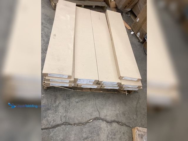 Lot 49-5452602 - Dekorman 9'' x 48'' x 5mm , 20mil KW7407/ Milkd Antique Collection 8 pcs. Item is unused, 14 Boxes.