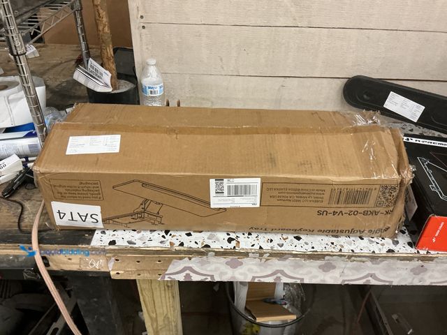 Lot 49-3528200 - PARTS AND REPAIR. EUREKA ERGONOMIC Height Adjustable Mouse & Keyboard Tray Under Desk, 28x10'' Large...