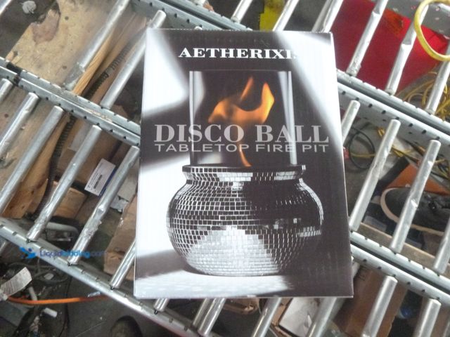 Lot 49-3466029 - AETHERIXIS Disco Ball Tabletop Fire Pit for Indoor and Outdoor Table Decor Bowl with Glass - Balcony...