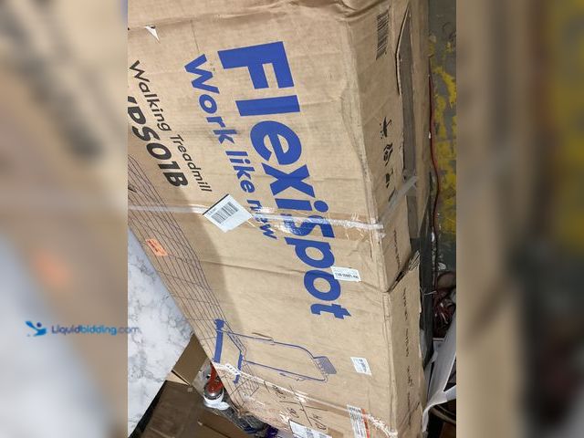 Lot 49-5412542 - flexispot 2-in-1 Walking Treadmill (WPS01), Unused, Scuffs/scratches, cracks.