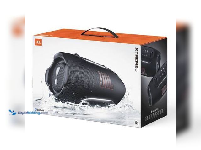 Lot 49-5554122 - JBL Xtreme 5 BT Speaker - Black Model # JBLXTREME5BLKAM Unused Attachments Included  Works/Powers On