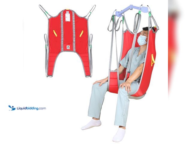Lot 49-5437964 - Patient Lift Sling with Divided Leg and High Back, Lift Sling for Transfer and Positioning and Lifti...
