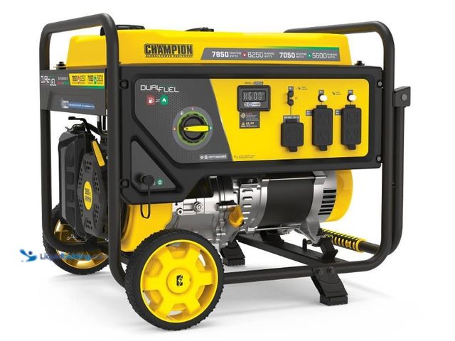 Lot 49-5447906 - Champion Power Equipment 201463 Champion Power Equipment 6250 W Dual Fuel Portable Generator With Co...