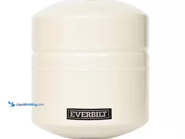 Lot 49-2000399 - Everbilt 4.5 Gal Thermal Expansion Tank, Model # HDET4G, Slightly used, Scuffs & scratches.  Ref#HD0...