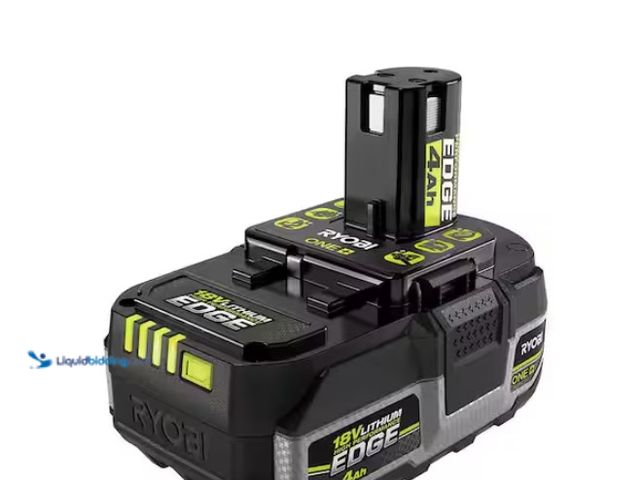 Lot 49-1567762 - RYOBI ONE+ 18V 4.0 Ah Lithium-Ion HIGH PERFORMANCE EDGE Battery, Model # PBP1104, Slightly used, Tes...