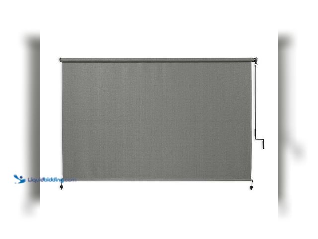 Lot 49-5437797 - Coolaroo Steel Cordless 85% UV Block Fade Resistant Fabric Exterior Roller Shade Polyethylene 96 in....