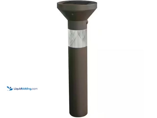 Lot 49-1576438 - Feit Electric One Sync Landscape 40 Lumens Bronze Solar Integrated LED Outdoor Bollard Light with Du...