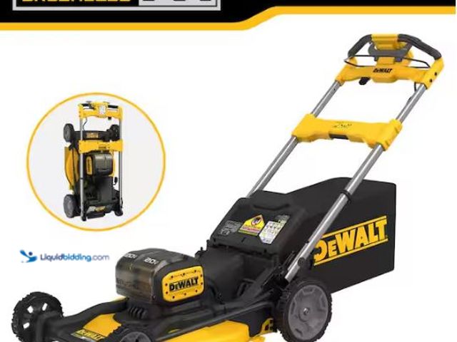 Lot 49-1569076 - DEWALT 2x20V MAX 21 in. Cordless Battery Powered Self Propelled Lawn Mower Kit with chargers, Model ...