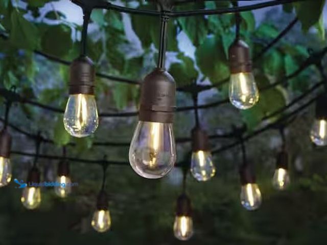 Lot 49-3566818 - Hampton Bay
24-Light 48 ft. Plug-in Indoor/Outdoor Edison Patio String Light with S14 Single Filame...