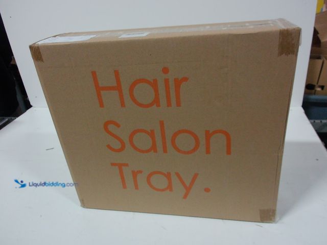 Lot 49-3481723 - Hair Salon Tray Cart On Wheels, Gold, New.  Ref#CRS1126