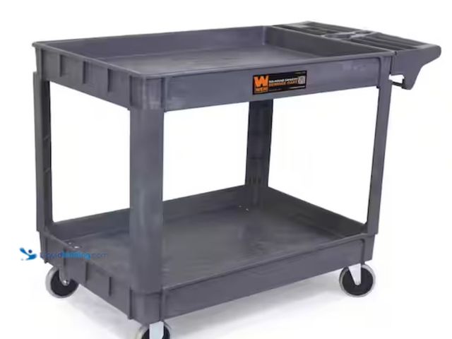 Lot 49-2001264 - WEN 500 lbs. Capacity 46 in. x 25.5 in. Service Utility Cart, Model # 73004, Slightly used, Has atta...