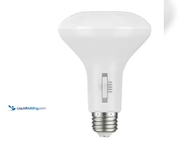 Lot 49-1568616 - Lot of (2) EcoSmart 65-Watt Equivalent BR30 Dimmable LED Flood Light Bulb with Selectable Color Temp...