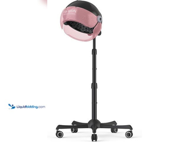 Lot 49-5437819 - TASALON Ionic Hooded Hair Dryer, 1875W Professional Standing Hair Dryer Bonnet with 3 Temperature Se...