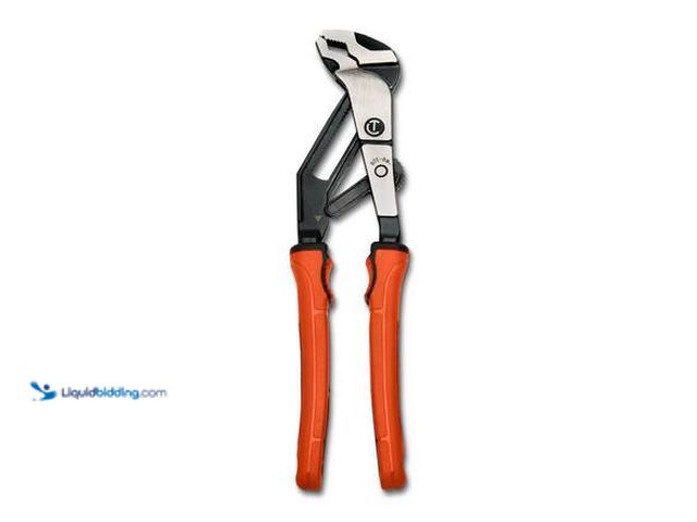 Lot 49-5546749 - Crescent 8 in. Z2 Auto-Bite V-Jaw Tongue & Groove Pliers with Dual Material Grip Model # RTAB8CGR un...