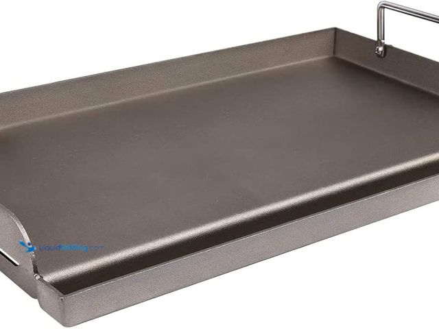 Lot 49-5488347 - Uniflasy Cast Iron Griddle for Gas Grill Flat Top Griddle Insert for Outdoor Gas Grill, 25" x16" Coo...