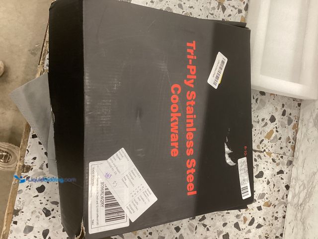 Lot 49-3539137 - LOLYKITCH Frying Pan Set Nonstick, 8/10/12 Inch Stainless Steel Cookware Pans, Item is unused