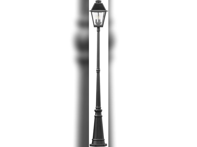 Lot 49-5544524 - LUTEC London 12513LE4-SL LED Post Solar Light . Model:  B07RZF4JMD. Unused