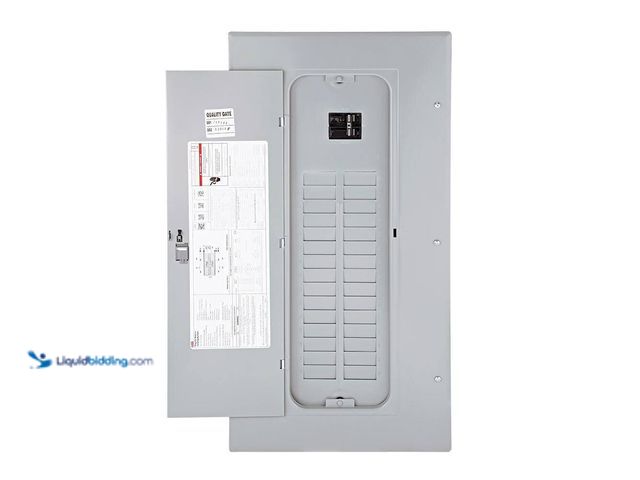 Lot 49-3561298 - ABB
100 Amp 30-Space 12-Circuit Indoor Main Breaker Plug-On Neutral Circuit Breaker Panel (PAM3010)....