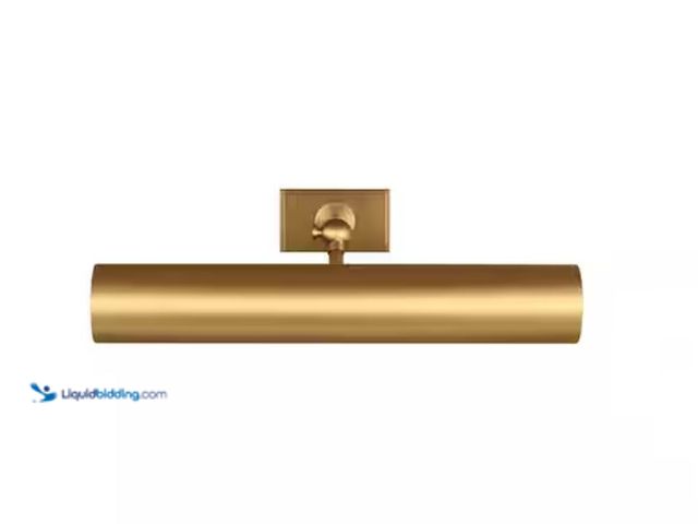 Lot 49-1631270 - Generation Lighting Kenyon 18 in. W x 2.5 in. H Burnished Brass Picture Light, Model # CW1192BBS, Sl...