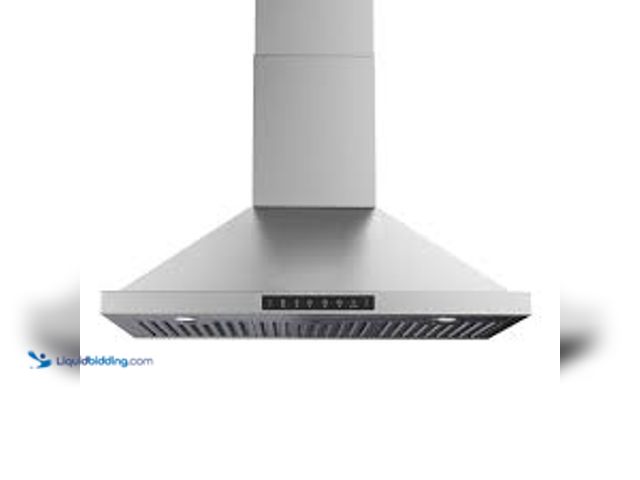 Lot 49-5448914 - VIKIO 30 in. 900 CFM Convertible Wall Mount Range Hood in Stainless Steel with Charcoal Filter Gestu...
