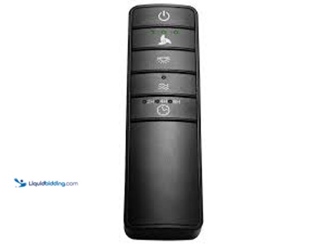 Lot 49-5475774 - Hampton Bay 3-Speed Universal Ceiling Fan Premier Remote Control (Damp Rated). Model # 98131. Unused