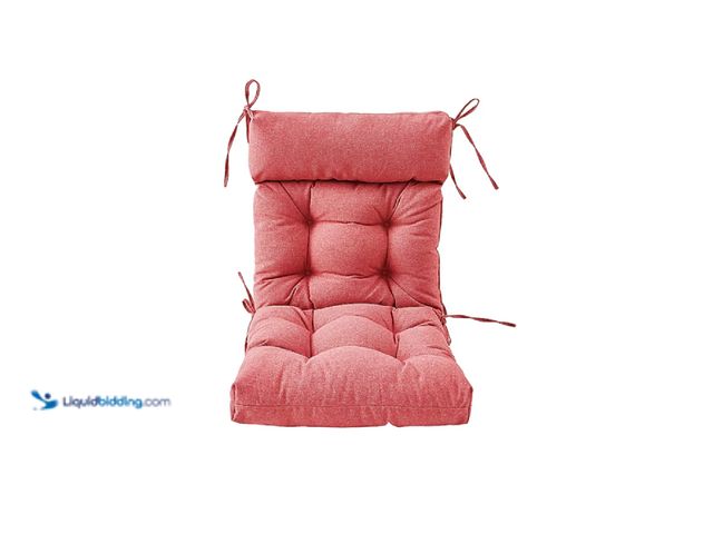 Lot 49-2000830 - Artplan Adirondack Outdoor Chair Cushion All Weather Patio Cushion-Wicker Tufted Pillow for Patio Fu...