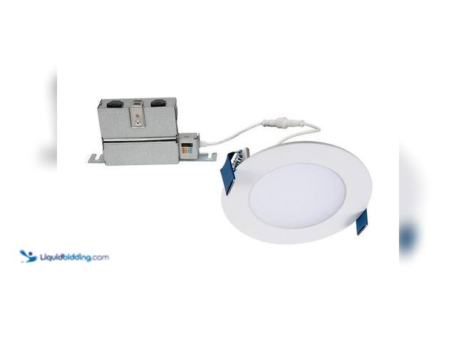 Lot 49-5446789 - HALO
HLB 4 in. Adjustable CCT Canless IC Rated Dimmable Indoor, Outdoor Integrated LED Recessed Lig...