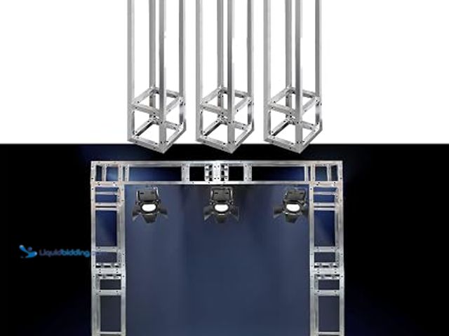 Lot 49-1630910 - 3-Pc Square Box Truss Trussing Segment Kit for Tent System DJ Lighting; Temporary Portable Stage; In...