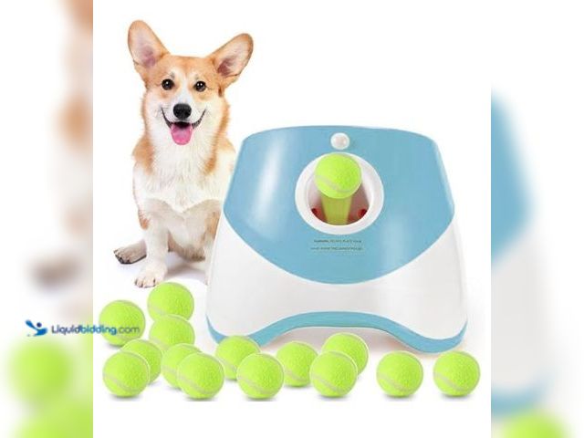 Lot 49-5436445 - Automatic Dog Ball Launcher, Dog Ball Thrower Machine with 10-30Ft 3 Launching Distance, Interactive...