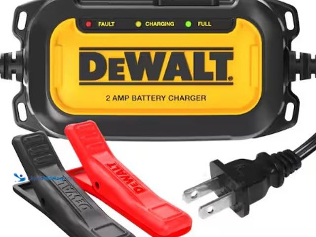 Lot 49-3615688 - DEWALT Professional 2-Amp Automotive Battery Charger and Maintainer - DXAEC2, Model # DXAEC2, Unused...