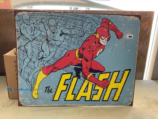Lot 49-5515068 - Other NEW METAL COLLECTOR SIGN “THE FLASH” MEASURES APPROXIMATELY 12 INCH BY 16 INCH
