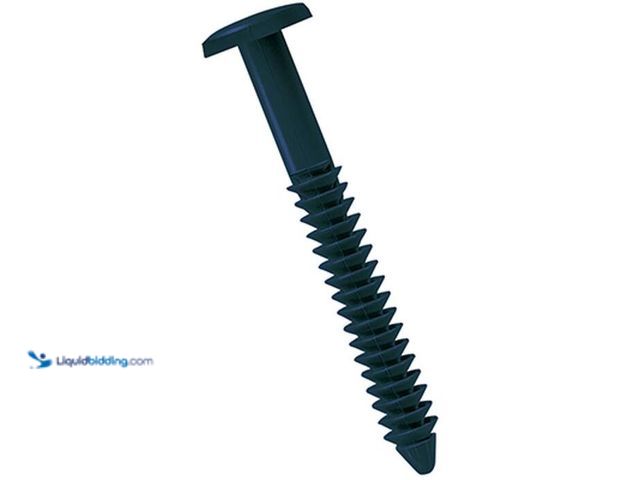 Lot 49-2024380 - Lot of (4)- Ekena Millwork 3 in. Midnight Blue Lifetime Vinyl Shutter-Lok's Fasteners (12-Pack). Mod...