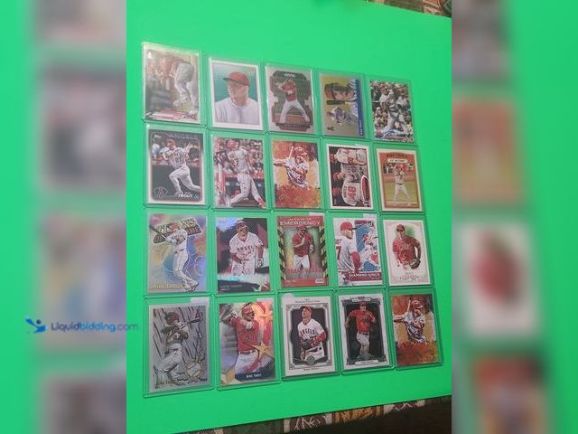 Lot 49-1913946 - 20- COLLECTIBLE MIKE TROUT MLB BASEBALL CARDS. VARIOUS BRANDS AND YEARS PRODUCED. INCLUDES INSERTS A...