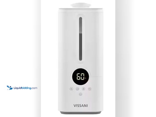 Lot 49-5486740 - Vissani
1.5 Gal. Ultrasonic Humidifier 360 Degree Turning Dual Nozzle Cool Mist for Medium Room in ...