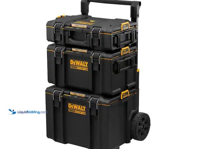 Lot 49-1572076 - DEWALT TOUGHSYSTEM 2.0 24 in. Tower Tool Box System (3 Piece Set) Model # DWST60437, Unused  Ref#HDP...