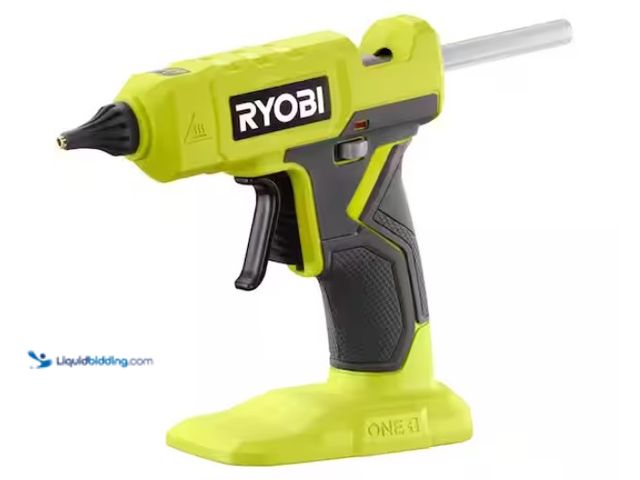 Lot 49-1567893 - RYOBI ONE+ 18V Cordless Glue Gun (Tool Only) with (3) General Purpose Glue Sticks, Model # PCL921B, ...