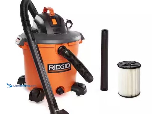Lot 49-1569057 - RIDGID 16 Gal. 5.0 Peak HP NXT Shop Vacuum Wet Dry Vac with General Debris Filter, Locking Hose and ...