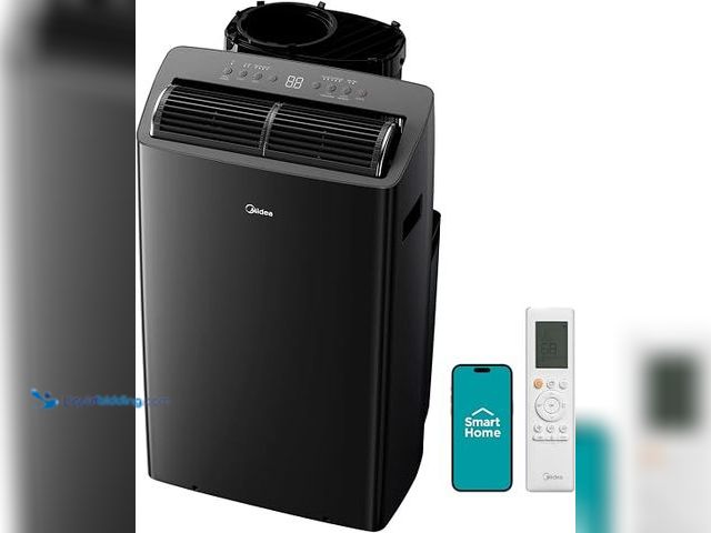 Lot 49-2022485 - Midea Duo 12,000 BTU Portable Air Conditioner, Inverter Ultra Quiet, Model # B0GV3XFJPX, MSRP $579.0...