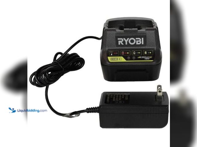 Lot 49-5436705 - Ryobi P118B 18V Battery Charger. Model #P118-B. Used. No battery.