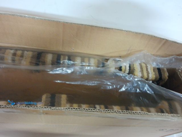 Lot 49-1572204 - Lot of (2) Wooden Furniture Dollys With 900LB Capacity and Stylish Fabric Cover, Unused  Ref#AmaBlue...