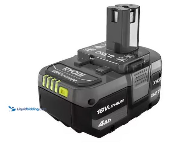 Lot 49-1597211 - Lot Containing (1) RYOBI ONE+ 18V 4.0 Ah Lithium-Ion Battery Model # PBP005, AND (1) RYOBI ONE+ 18V ...