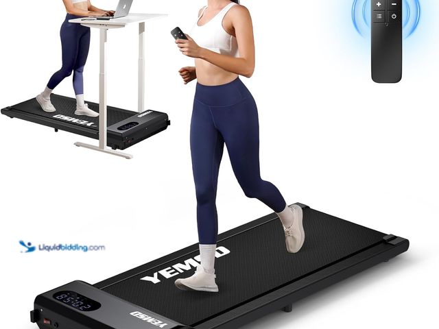 Lot 49-5406170 - Walking Pad, Walking Pad Treadmill 330 lb. Capacity, 3 in 1 Portable Under Desk Treadmill for Home a...
