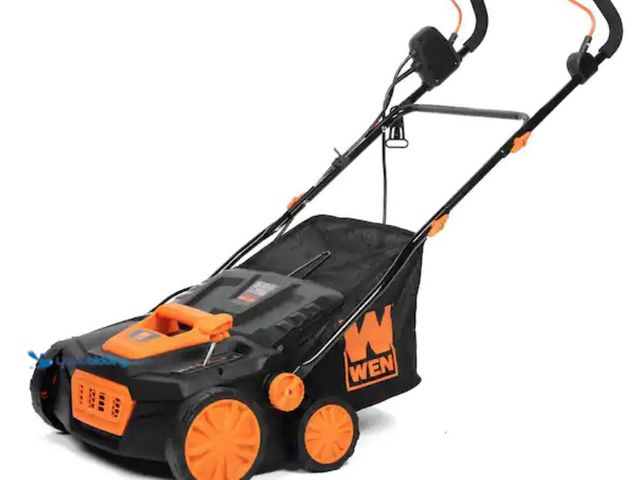 Lot 49-2006065 - WEN 15 in. 13 Amp 2-in-1 Electric Dethatcher and Scarifier with Collection Bag, Model # DT1315, Used...