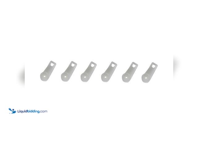 Lot 49-5414342 - (2) Count White Traverse Rod Carrier (6-Piece), Model#1004-528-983, Unused.