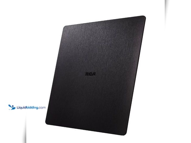 Lot 49-5551766 - RCA Indoor TV Antenna with Amplifier for Smart TVs, 65 Mile Range, XL Ultra-Thin, Unused in a PK of ...