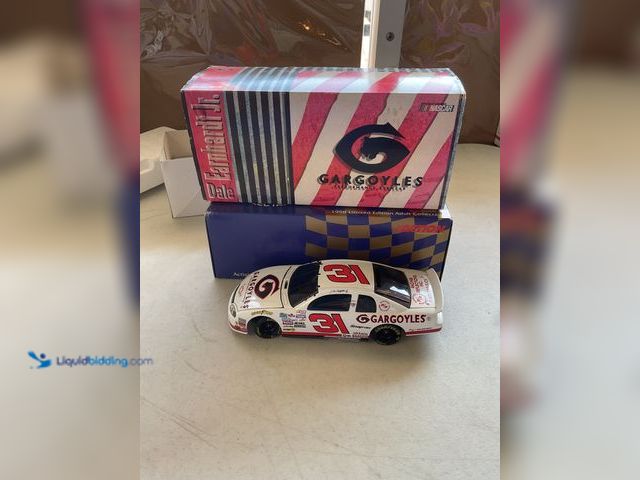 Lot 49-5341557 - ACTION RACING #31 DALE EARNHARDT JR GARGOYLES 1/24 SCALE DIECAST CAR IN ORIGINAL BOX