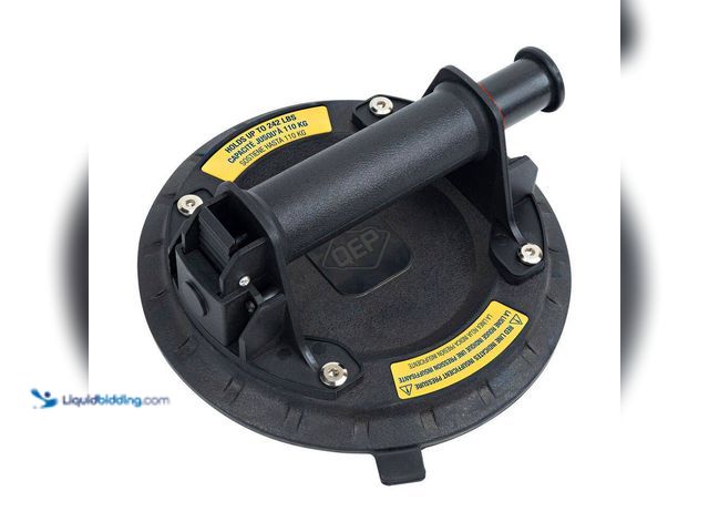 Lot 49-5552383 - QEP
8 in. Vacuum Pump Suction Cup for Large Format Tile, with 242 lb. Lifting Capacity. Model # 750...